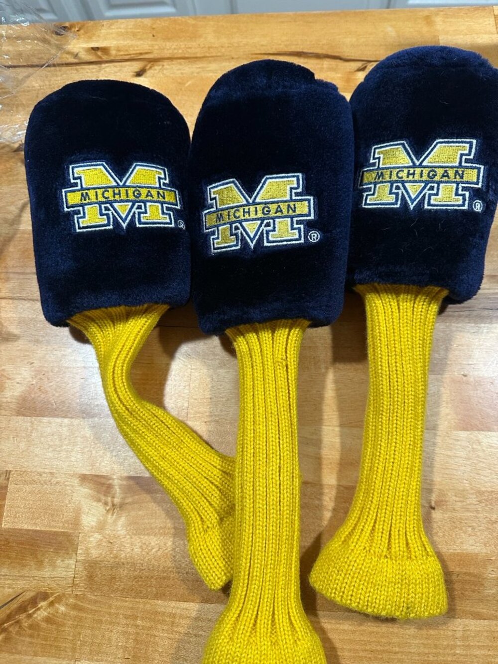 Michigan Wolverine Golf Team Wood Covers